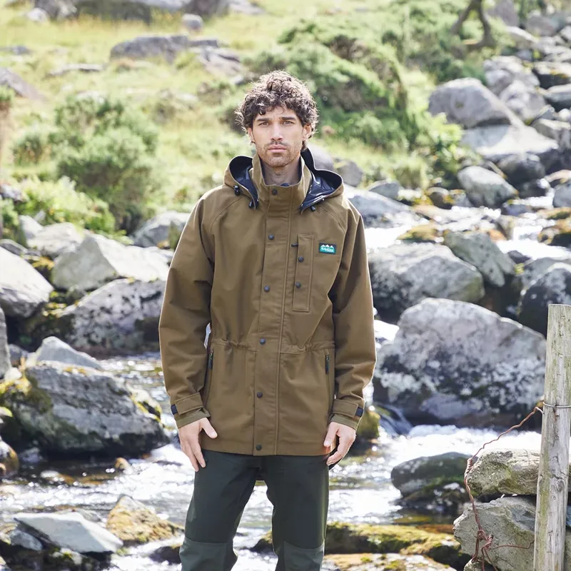 Ridgeline Men's Monsoon Classic Jacket - Teak-8