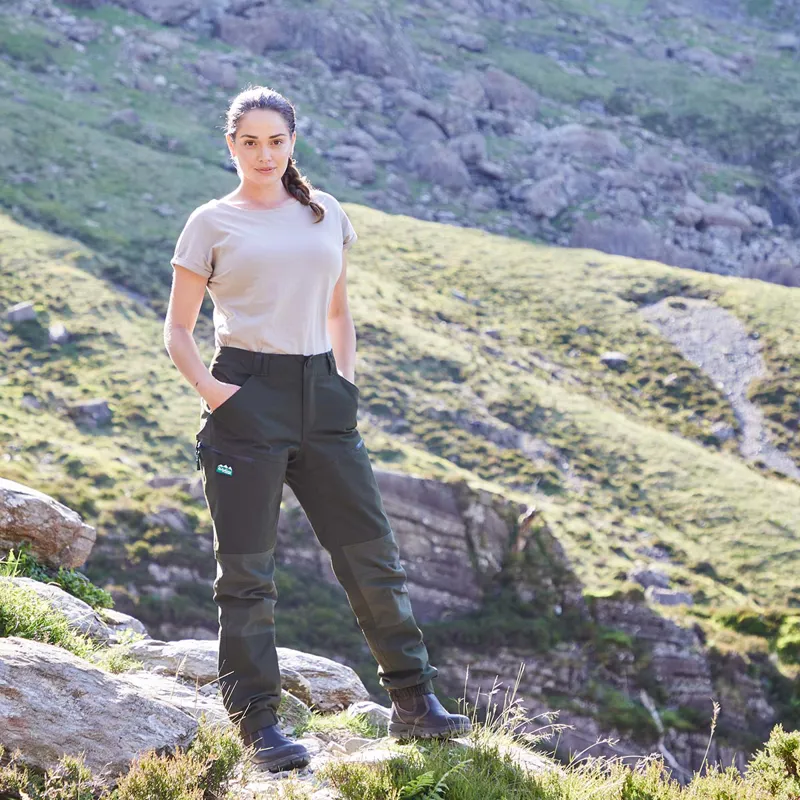Ridgeline Women's Cambrian Trouser - Deep Forest-8
