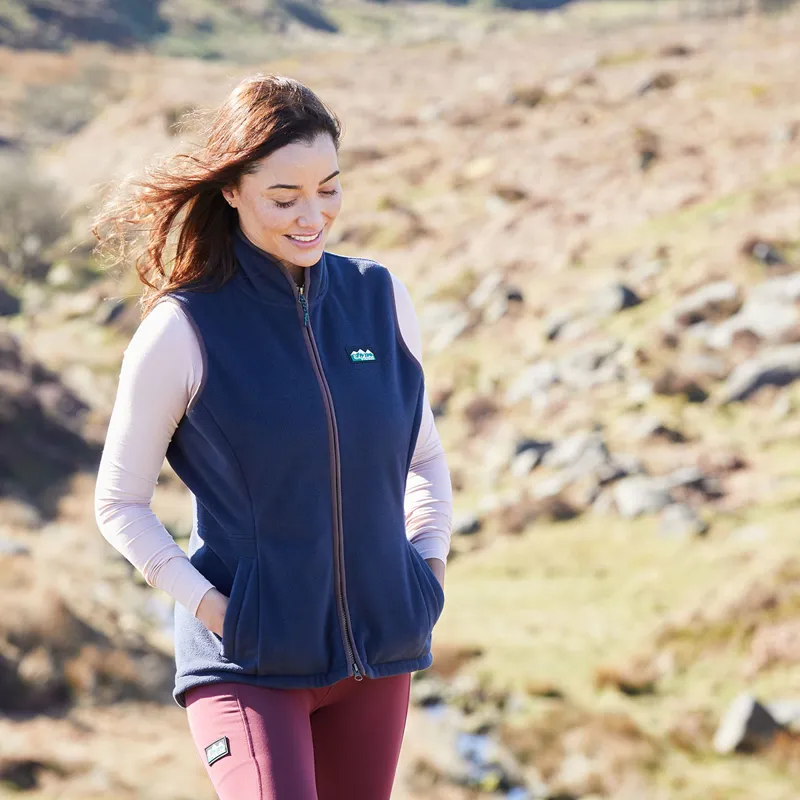 Ridgeline Women's Kodiak Fleece Gilet - Navy-7