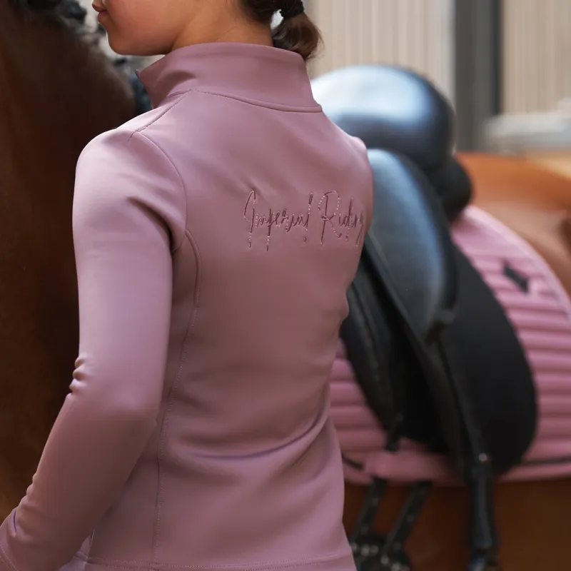 Imperial Riding Kids Carla Cardigan - Mauve-3