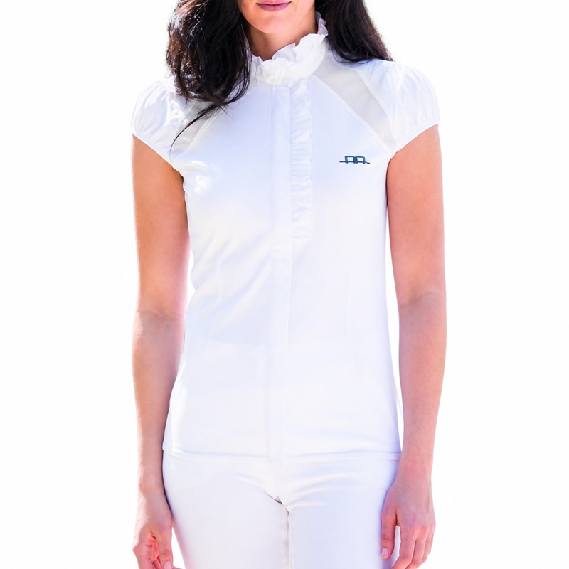 Horseware AA Jina Short Sleeve Ladies Competition Shirt - White