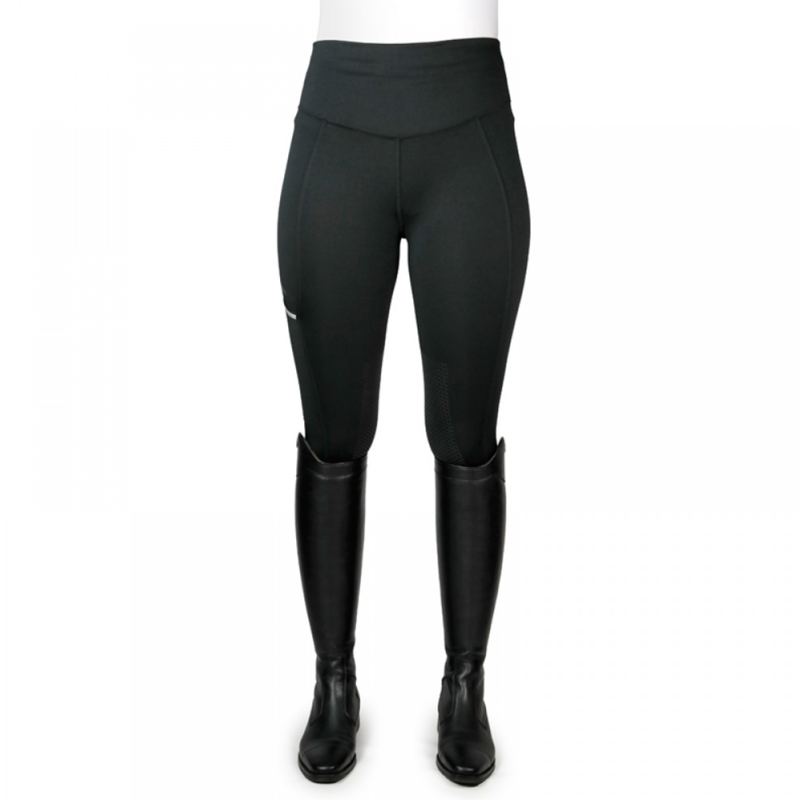 John Whitaker Pellon Ladies Riding Tights - Black -1