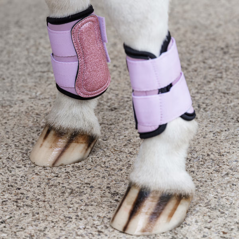 Kentucky Shetland Brushing Boots - Old Rose