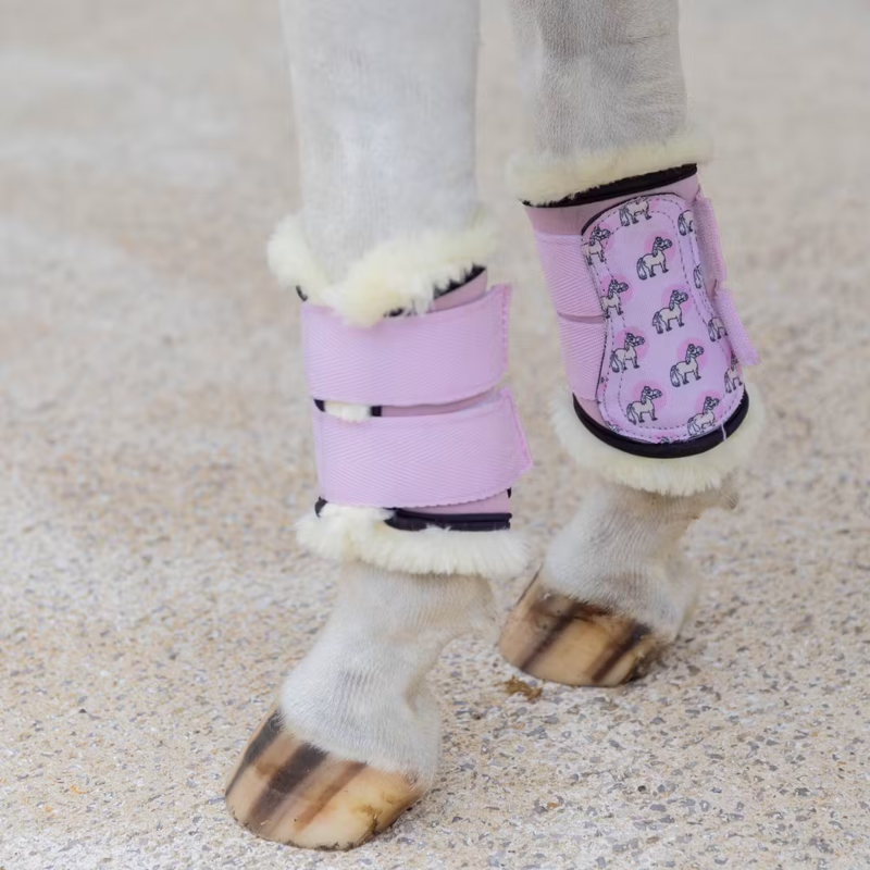 Kentucky Shetland Sheepskin Brushing Boots - Sammy-2