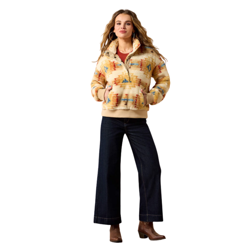 Ariat Women's Berber Sweatshirt - Sonoma Southwest Print-2
