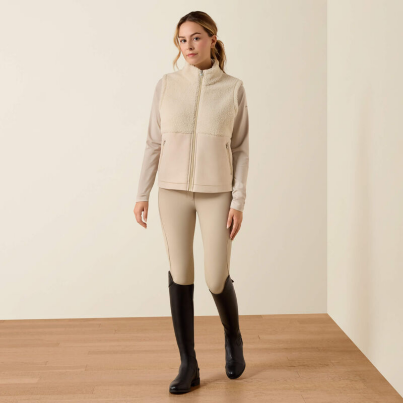 Ariat Youth Laviolette Full Zip Vest -Almond Milk-4