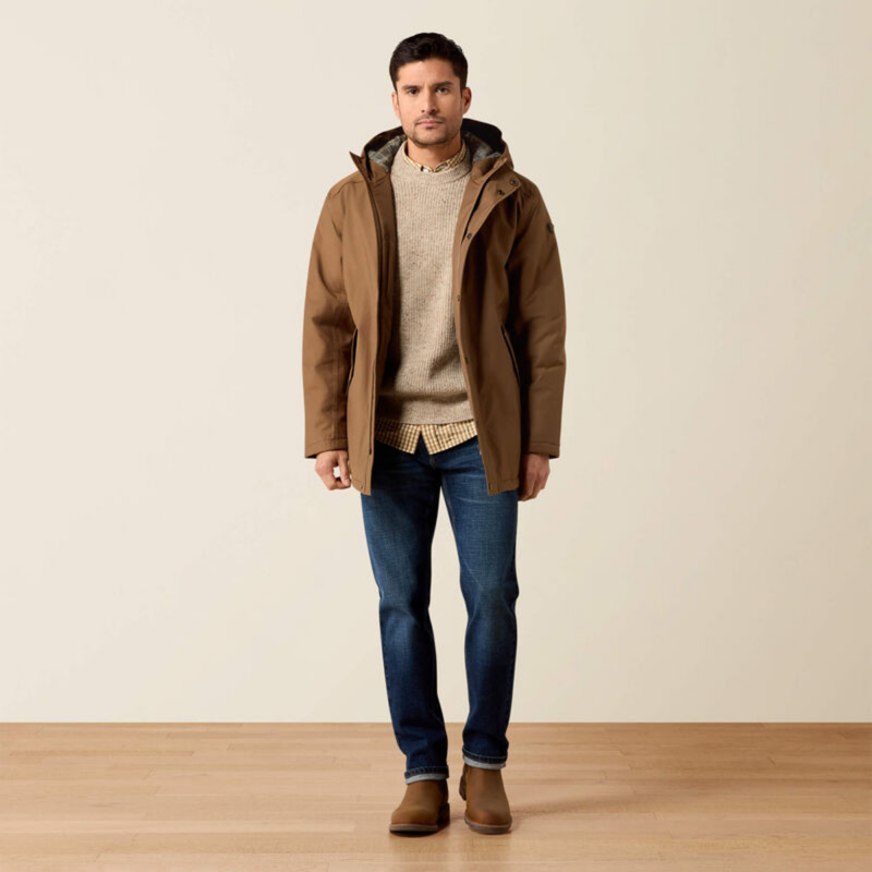Ariat Men's Barrowmere Waterproof Insulated Parka - Malt-5
