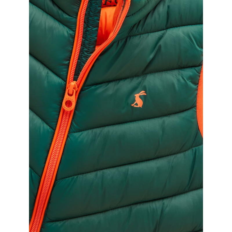 Joules Boys' Crofton Showerproof Gilet - Dark Green-2