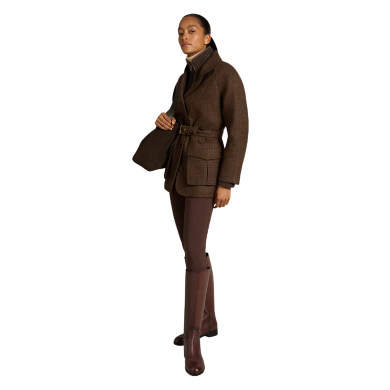 Holland Cooper Country Fleece Jacket - Chocolate-2