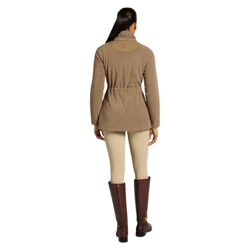Holland Cooper Country Longline Fleece - Mocha-3