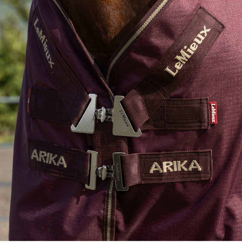 LeMieux Arika Ripstop 100g Turnout Rug - Bramble-3