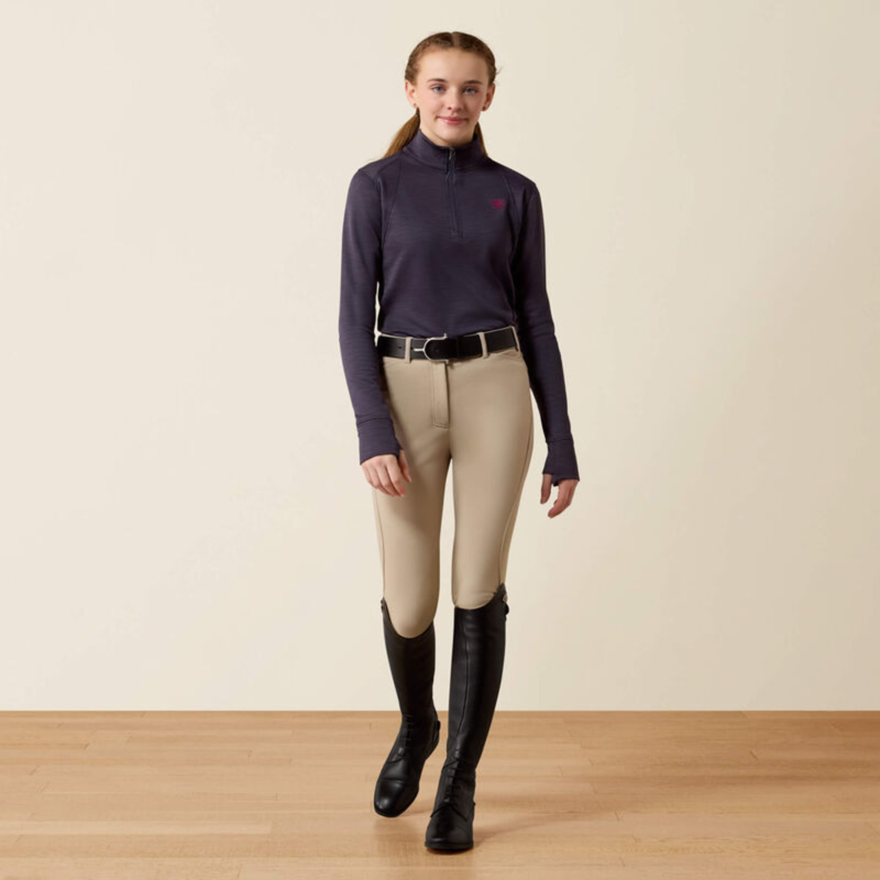 Ariat Youth Team EQ 1/2 Zip Pullover - Odyssey Grey-2