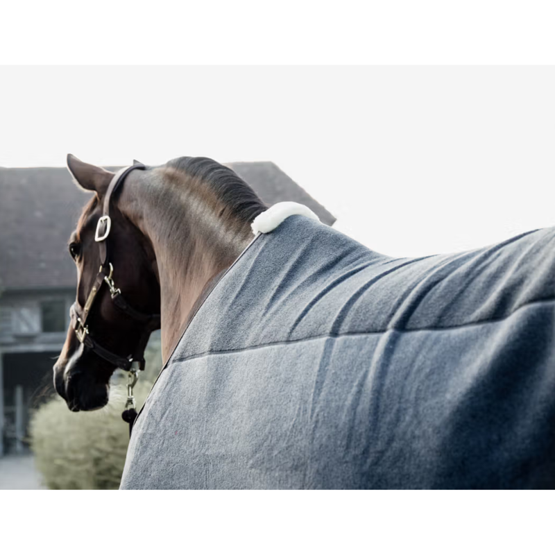 Kentucky Heavy Fleece Rug - Grey-2