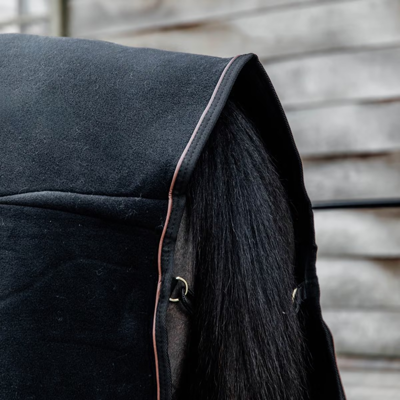 Kentucky Heavy Fleece Show Rug - Black-2