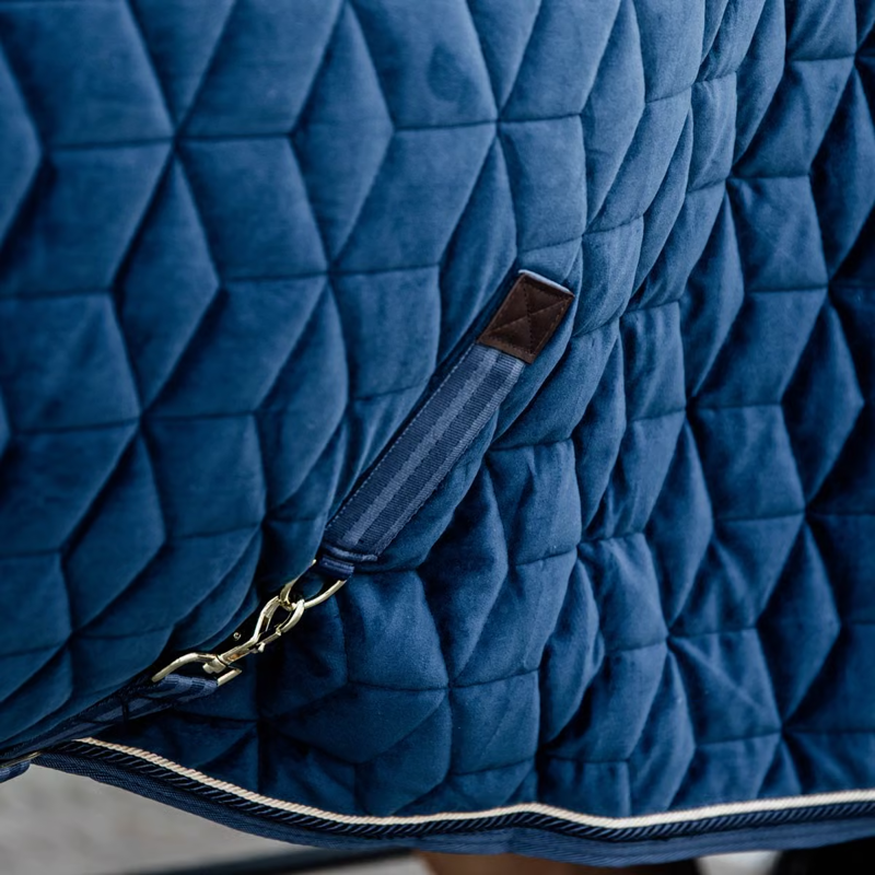 Kentucky Velvet Show Rug - Navy-2