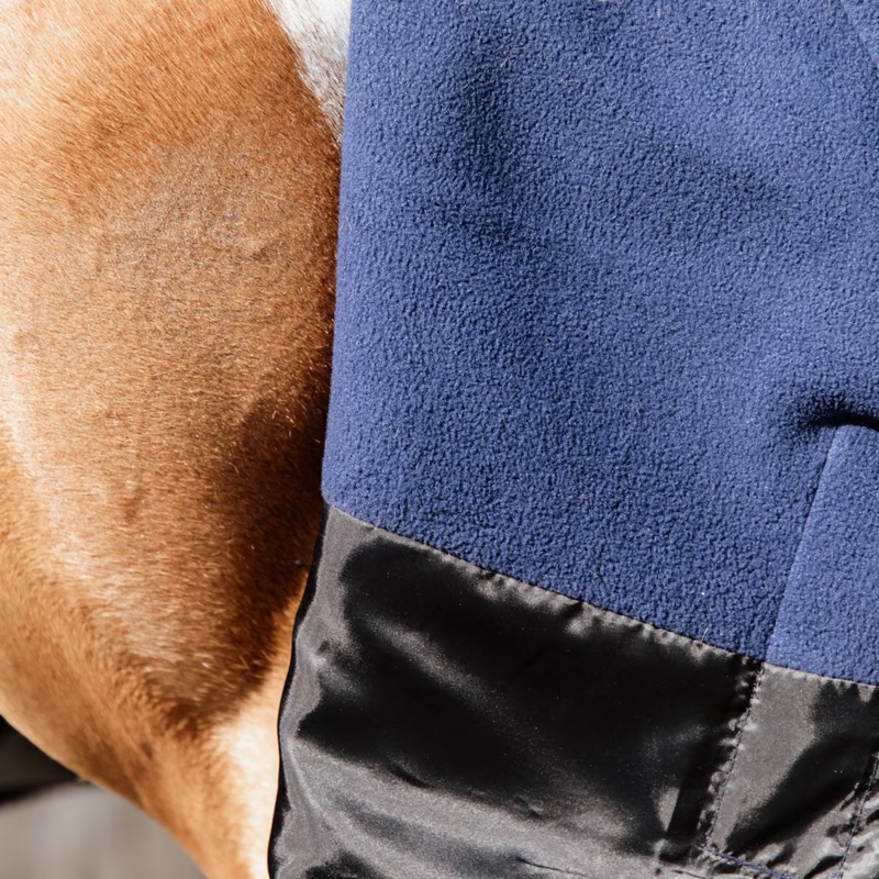 Kentucky Quick Dry Fleece Lined All Weather 0g Turnout Rug - Navy-2