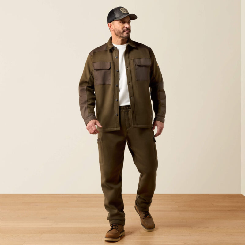 Ariat Men's Rebar Workman Duracanvas Shirt Jacket - Earth-2