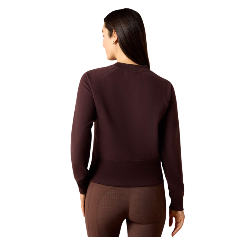 Ariat Women's Martine Sweatshirt - Chocolate Plum-1