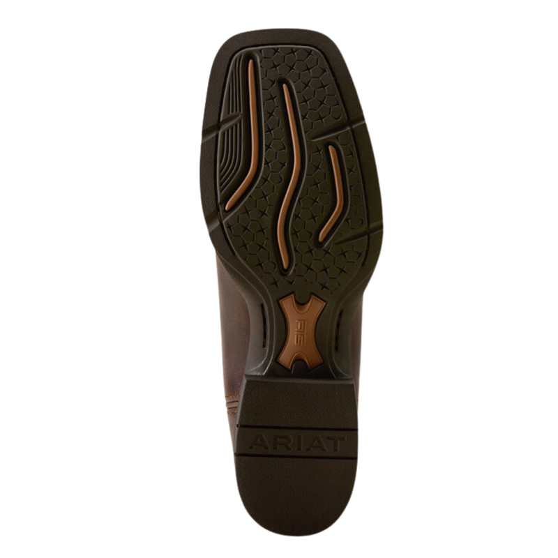 Ariat Women's Round Up Ruidoso Wide Square Toe Western Boot - Arizona Brown-4