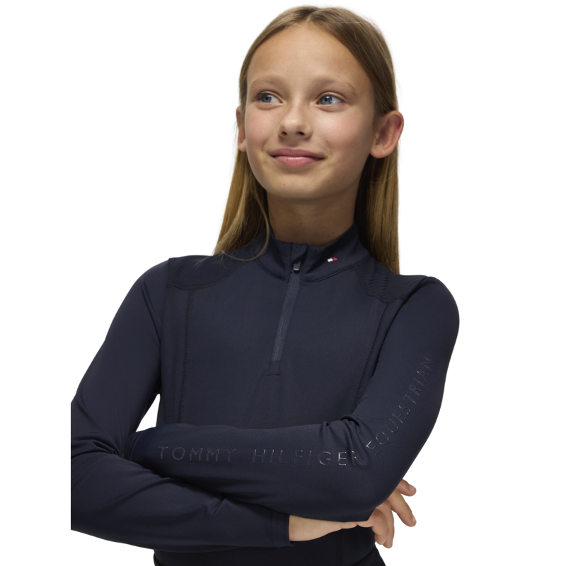 Tommy Hilfiger Ava Young Rider High Neck Base Layer - Desert Sky-2