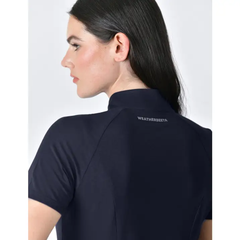 WeatherBeeta Bamboo Short Sleeve Performance Base Layer - Navy-2