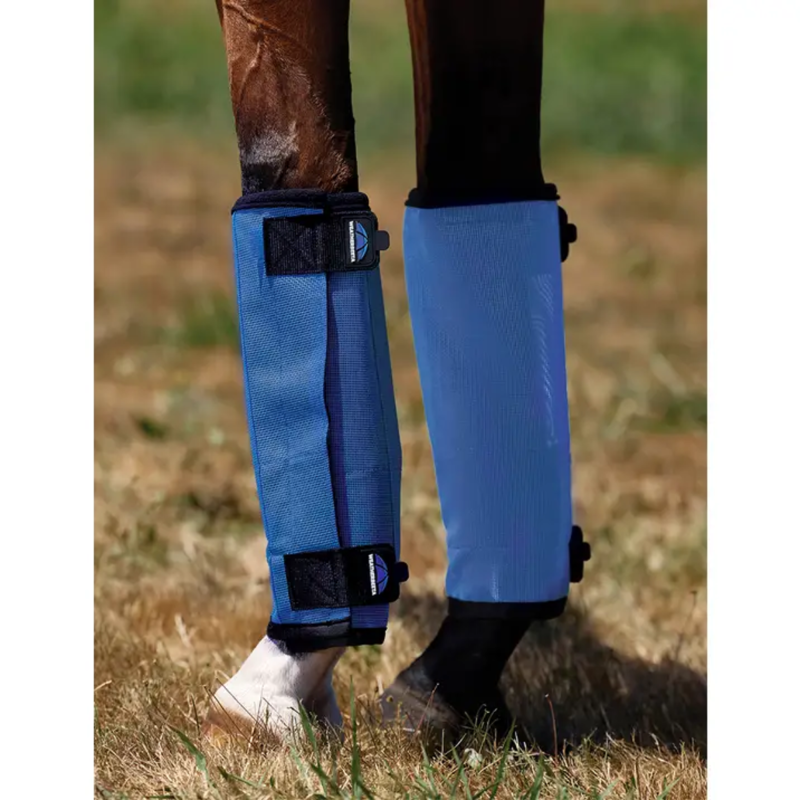 WeatherBeeta ComFiTec Dura-Mesh Fly Wraps - Blue/Black-2