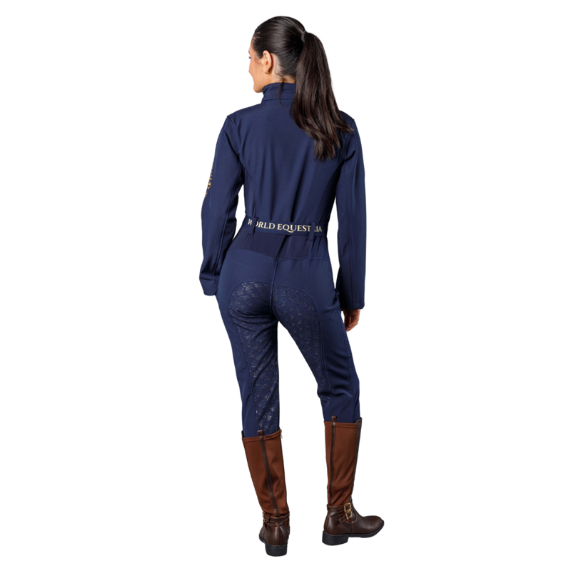 EQUISUIT Harvest Night Diamond Edition Equestrian Suit - Navy-2