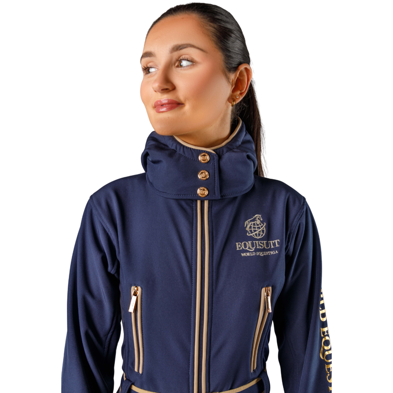 EQUISUIT Harvest Night Classic Edition Equestrian Suit - Navy-2