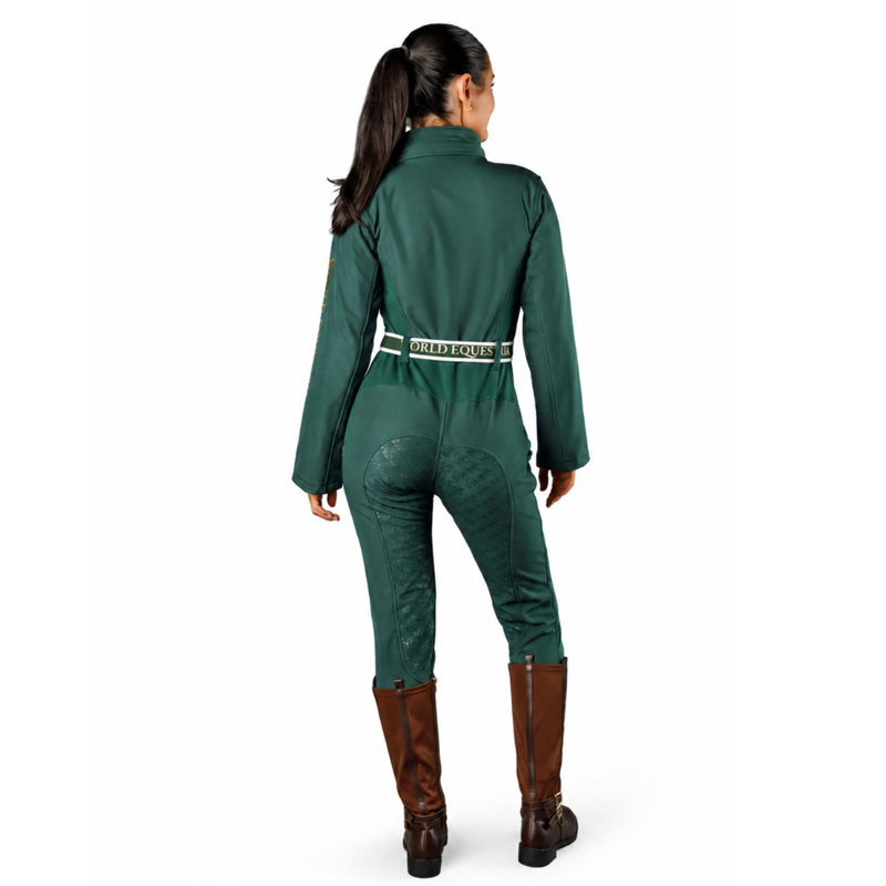 EQUISUIT Hunter's Grove Diamond Edition Equestrian Suit - Forest Green-2