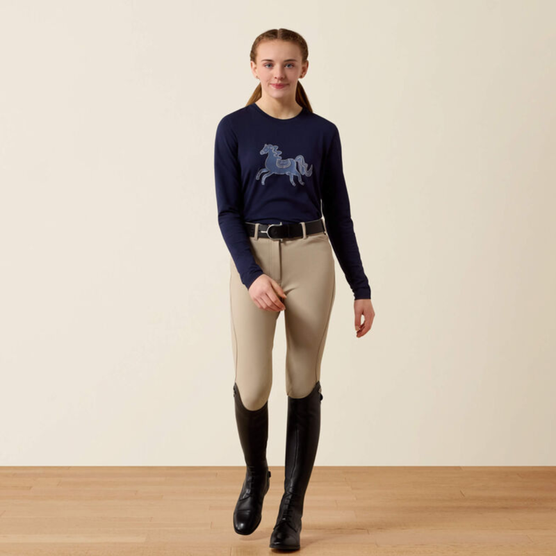 Ariat Youth Pretty Pony T-Shirt - Navy-3