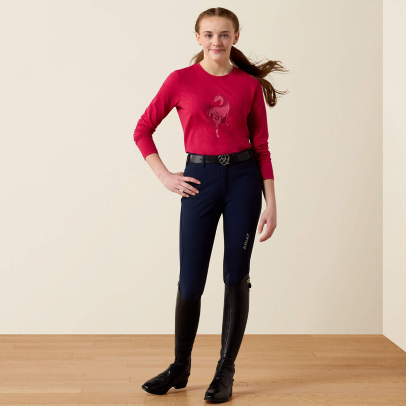 Ariat Youth Swish T-Shirt - Granita-3