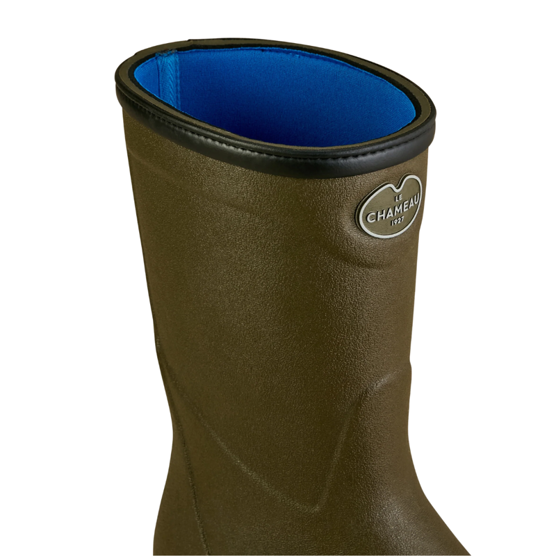 Le Chameau Men's Country Cross Neoprene Lined Bottillon - Vert Chameau-4