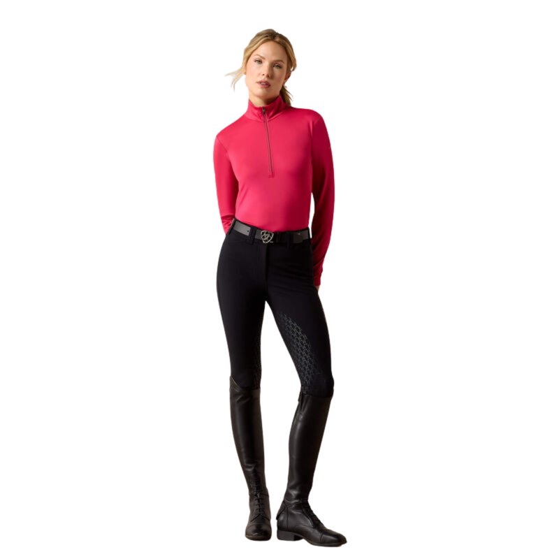 Ariat Women's Tri Factor Vivacity Heat Half Grip Breeches - Black