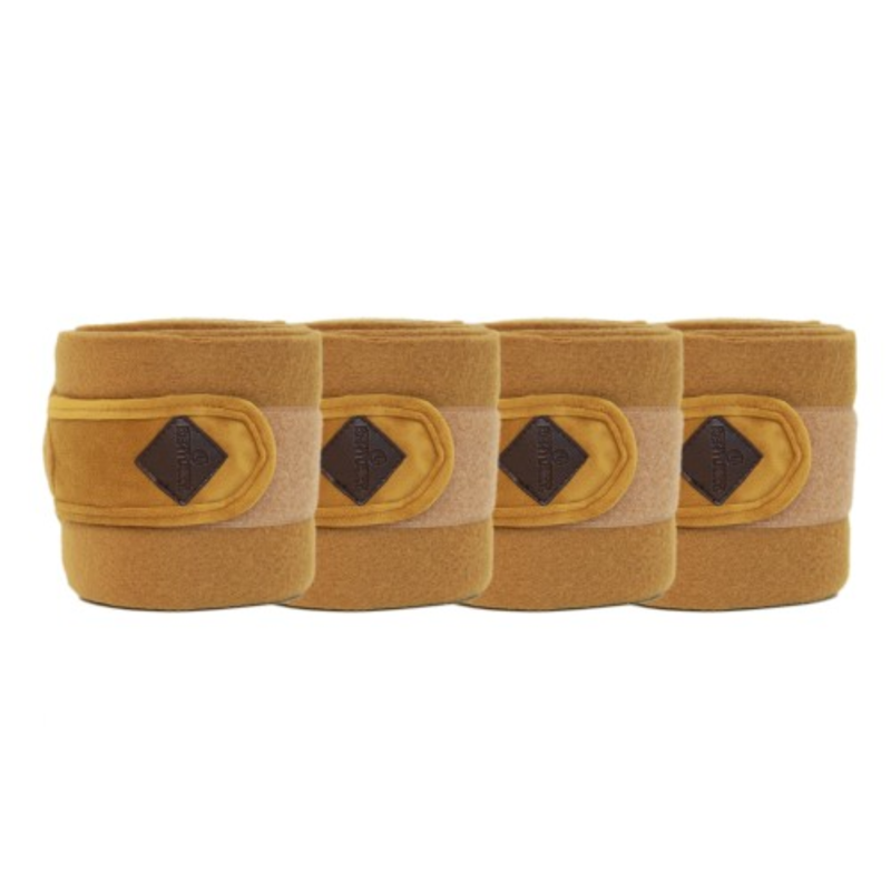 Kentucky Velvet Polar Fleece Bandages - Mustard-2