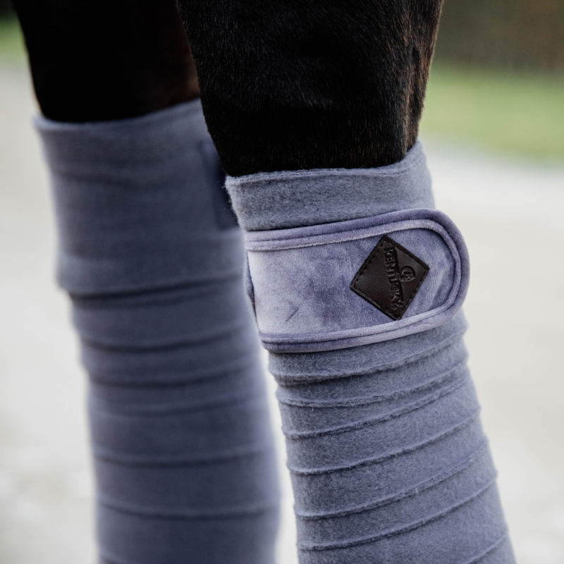 Kentucky Velvet Polar Fleece Bandages - Purple-1