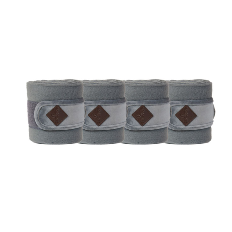 Kentucky Velvet Polar Fleece Bandages - Grey-2