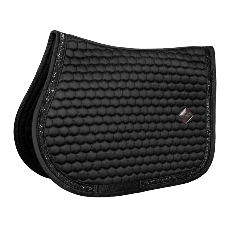 Kentucky Glitter Band Jumping Saddlepad - Black-2