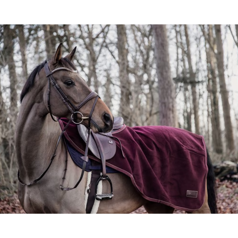 Kentucky Fleece Exercise Sheet - Bordeaux