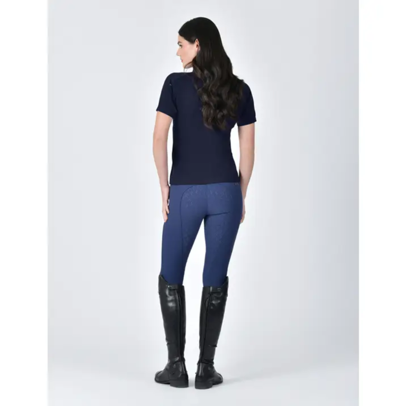 WeatherBeeta Ladies 37.5 Short Sleeve Performance Polo - Navy-3