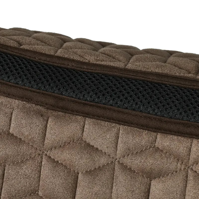 WeatherBeeta Suede Elite Air-Tec Jump Shaped Saddlepad - Fawn-2