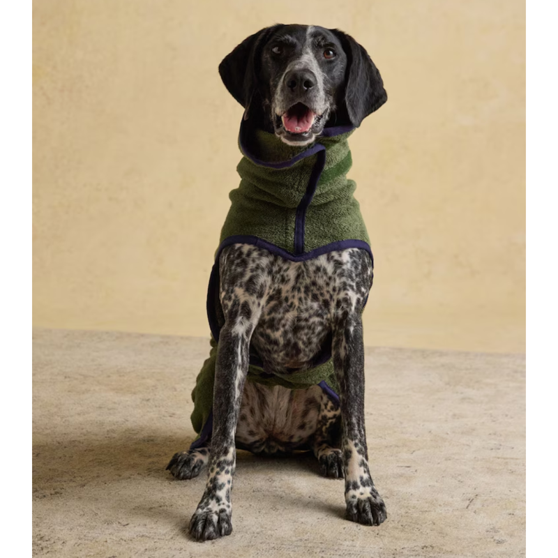 Joules Drying Dog Coat - Khaki-2