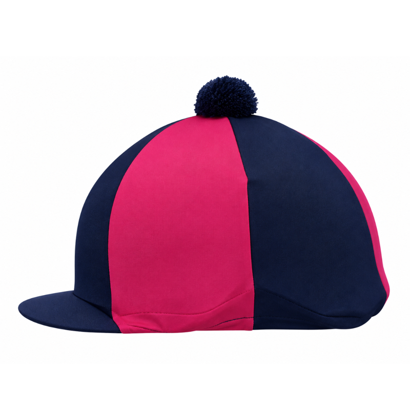Hy Equestrian Two Tone Lycra Silk with Bobble-3