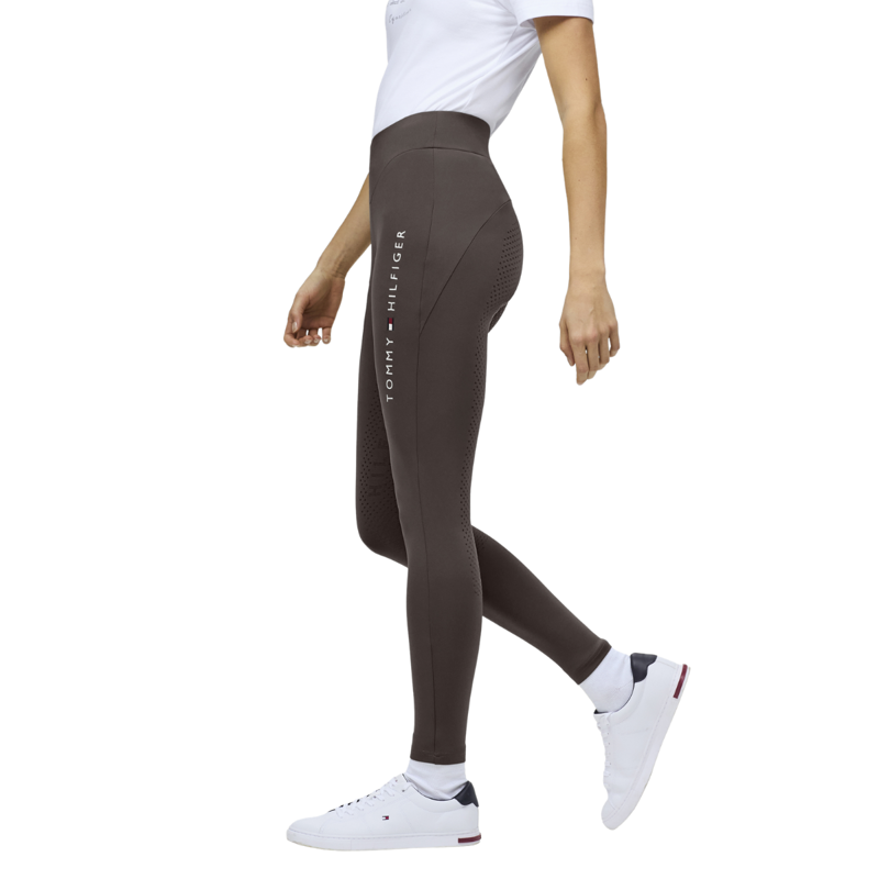 Tommy Hilfiger Elmira Women's All-Year Full Grip Leggings - Cacao-2