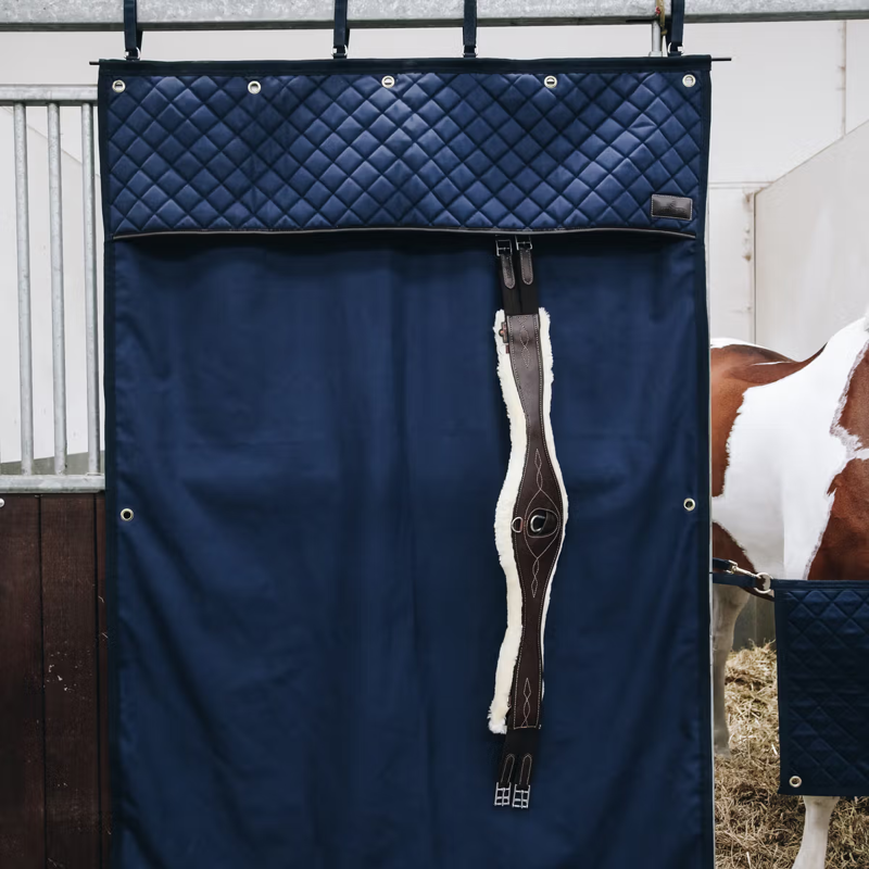 Kentucky Waterproof Stable Curtain - Navy-2