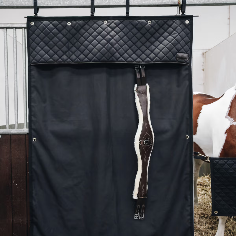 Kentucky Waterproof Stable Curtain - Black-2