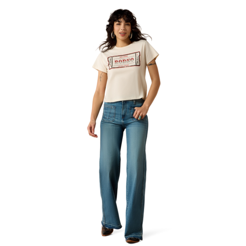 Ariat Women's One in the West T-Shirt - Natural-2