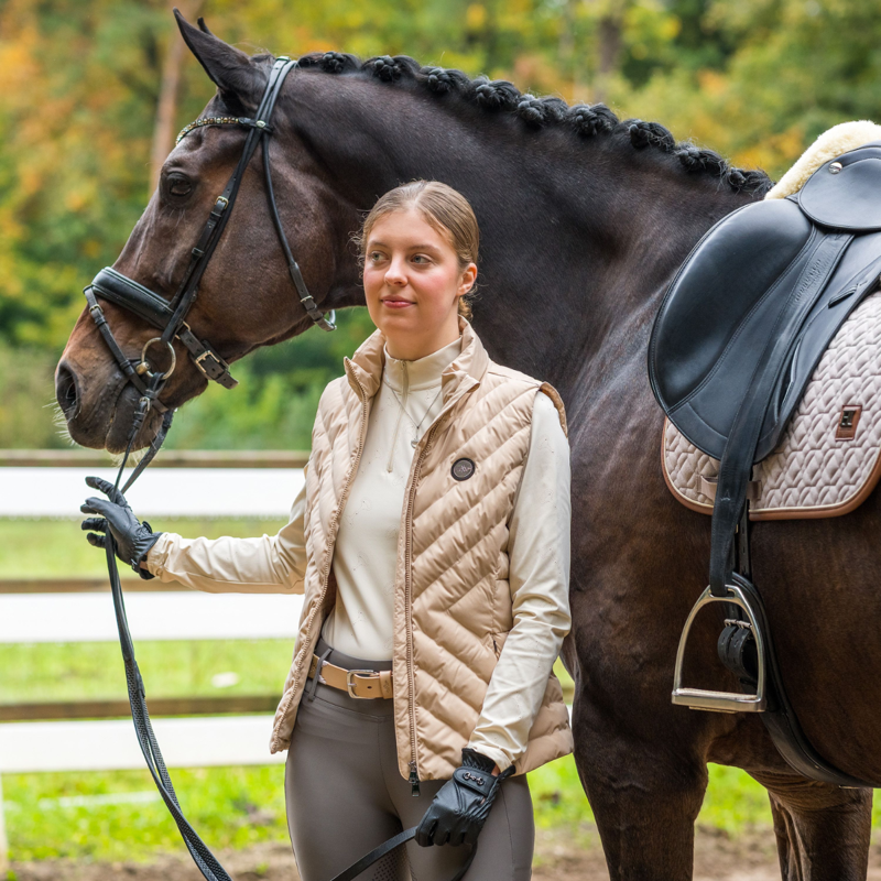 HV Polo Ladies Montana Bodywarmer - Champagne-2