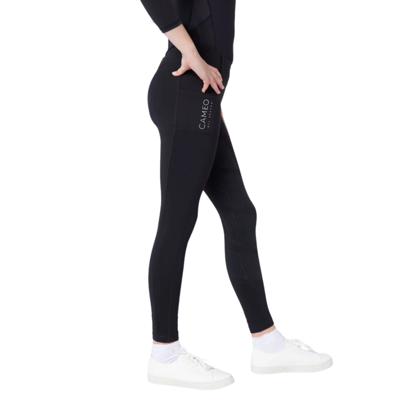 Cameo Junior All season riding tights - Black-4