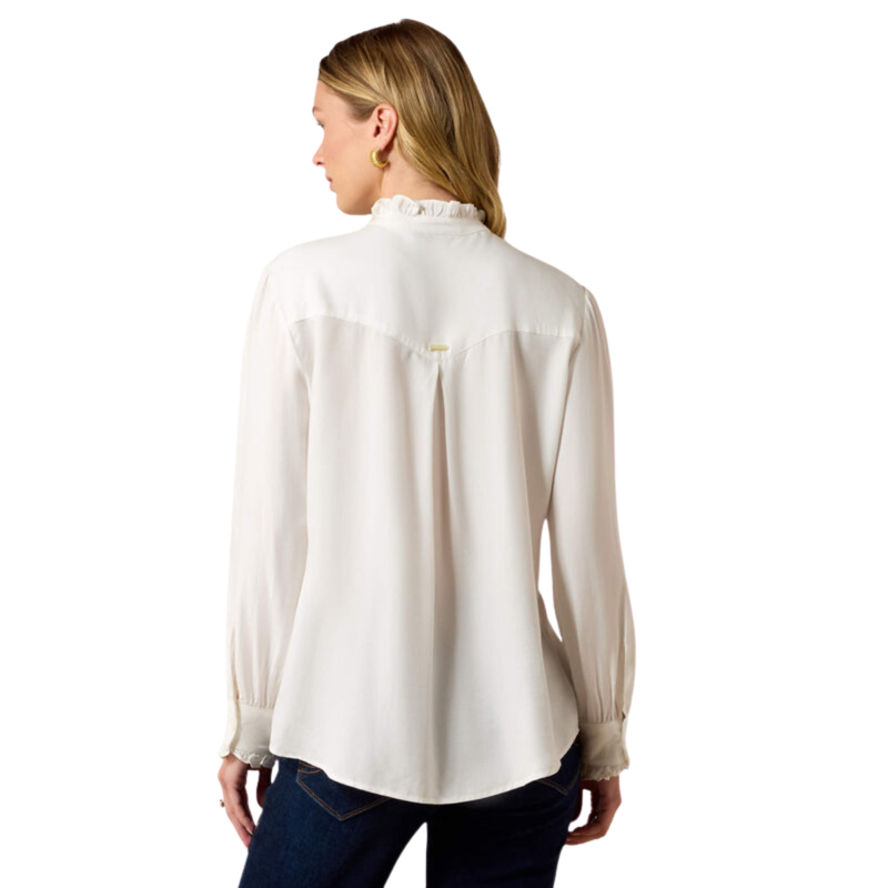 Ariat Women's Cricklade Blouse - White-1
