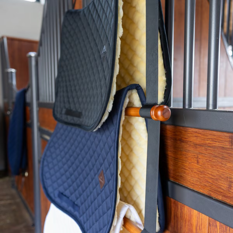 Grooming Deluxe Luxe Saddlepad Holder - Navy-2